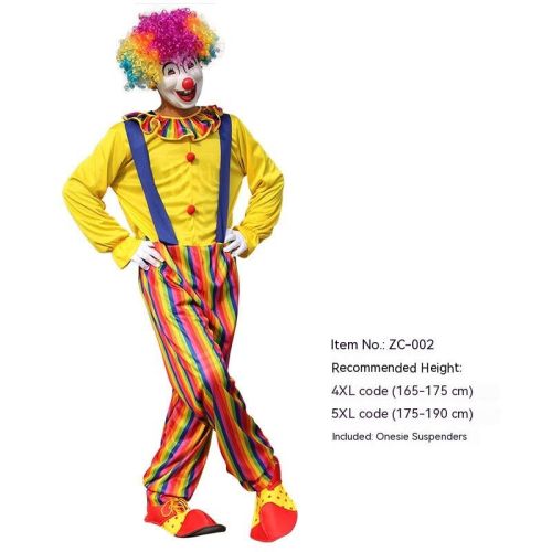 Halloween Adult And Children Clown Costume Stage Suit Halloween Adult And Children Clown Costume Stage Suit
