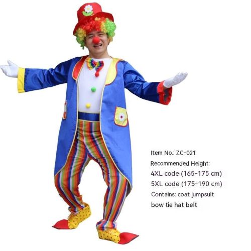 Halloween Adult And Children Clown Costume Stage Suit Halloween Adult And Children Clown Costume Stage Suit